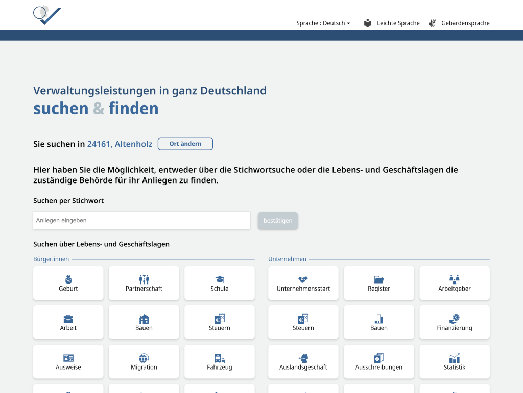 Leistungssuche