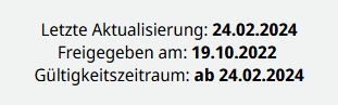 Datumsangabe im SuchClient Datumsangabe im SuchClient