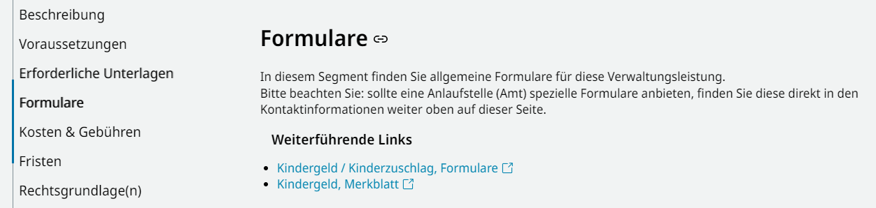 Beispiel für ein Formular an der Leistung Beispiel für ein Formular an der Leistung